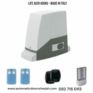 Life Home Automation Italy Acer 600kg Sliding Door Motor-Italian Brands in UAE- Installation all over UAE